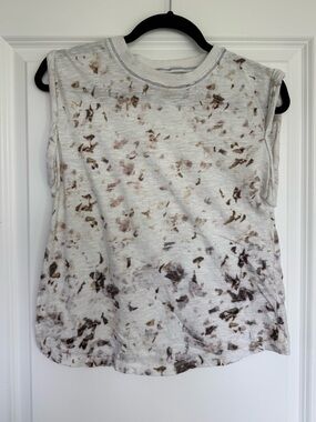 Pilcro Anthroplogie 100% Cotton Printed Sleeveless Tank Top size Small
